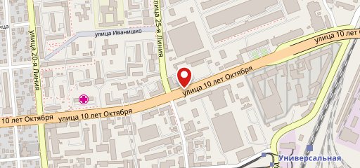 Свободный поток, сеть столовых на карте