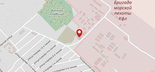 Фрегат на карте