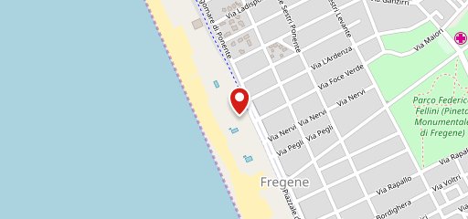 Fregene на карте