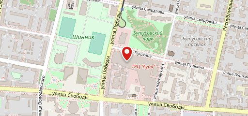 Фуд-корт ТРЦ «Аура» на карте