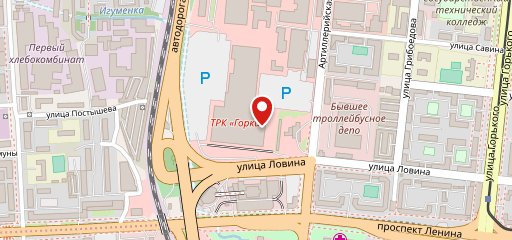 Фудкорт на карте