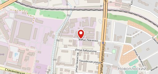 Забава, столовая на карте