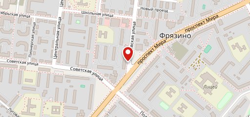 Г. Фрязино на карте
