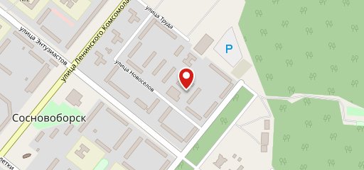 Г. Сосновоборск на карте