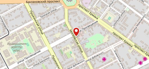 G1 Гастропаб #1 на Московской на карте
