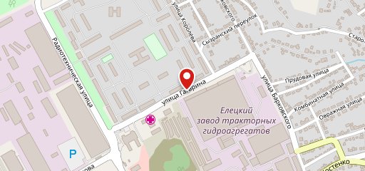 Gagarin бар на карте