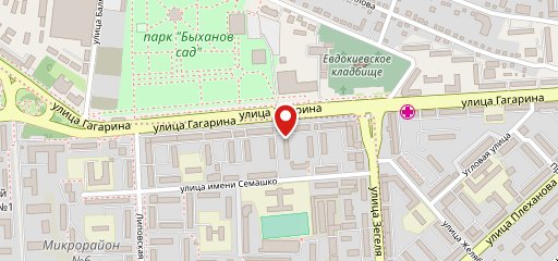 Гагарин на карте