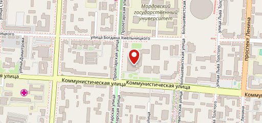 Гагарин, ночной клуб на карте