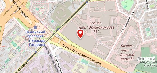 ТРЦ «Гагаринский» на карте
