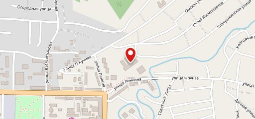 ГАГУ, столовая на карте