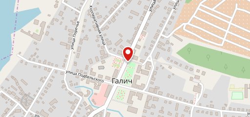 Галич на карте