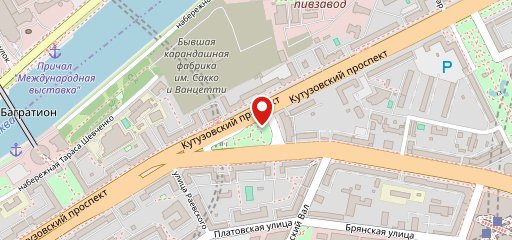 Гамбургер на карте