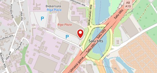 KFC Rīga Plaza на карте