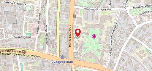 Садовое кольцо на карте