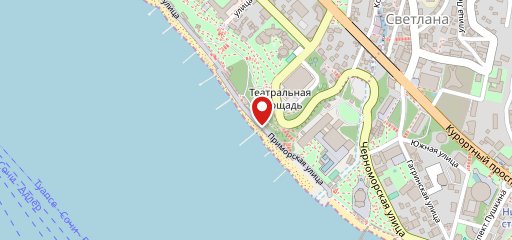 Море на карте