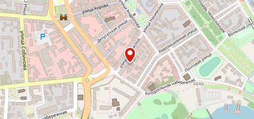 Гастроном на карте