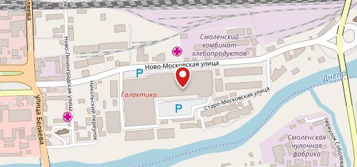 Тарелка на карте