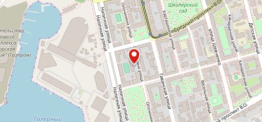 Гавань Сауна Приморская Баня, бассейн, комнаты отдыха на карте