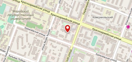 Столовая Йошкар-Олинского строительного техникума на карте