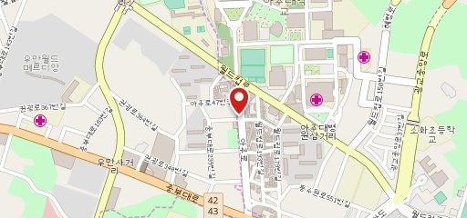 지지고 수원아주대점 на карте