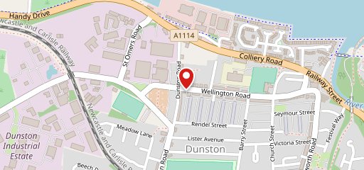 Gill's Fish and Chips Dunston на карте