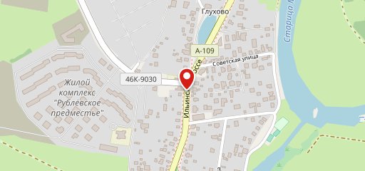 Глафира на карте