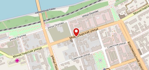Главбар на карте