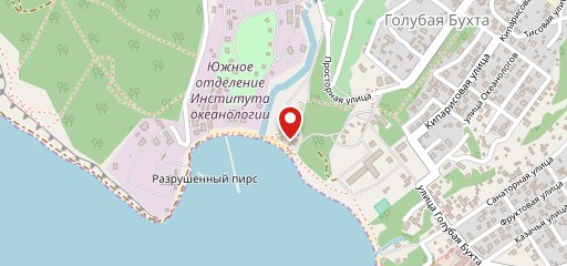 Голубая бухта на карте