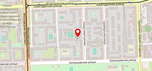 У фонтана на карте
