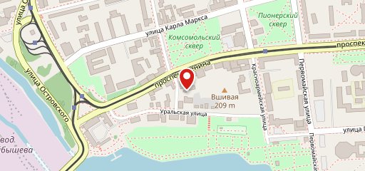Гора на карте