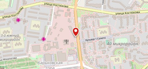 Горькоффский на карте