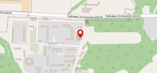 ГОРКИ-10, развлекательный центр на карте