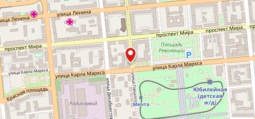 Горький на карте