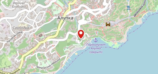 Горное солнце, Шведский стол на карте