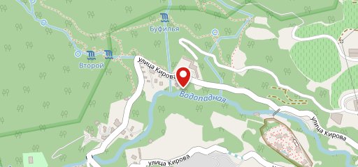 Горный ручей на карте