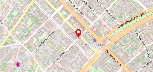 Город, кафе на карте