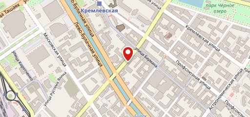 Город Казань на карте