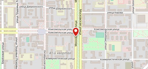 Город Новомосковск на карте