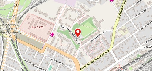 Городок на карте