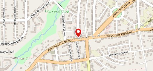 Городок на карте
