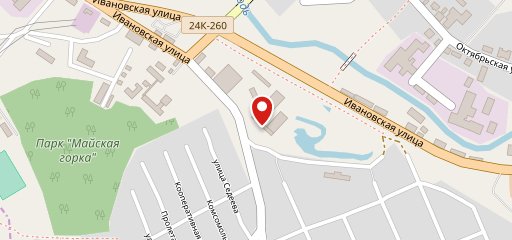Городок на карте