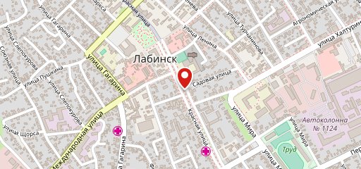 Городок на карте