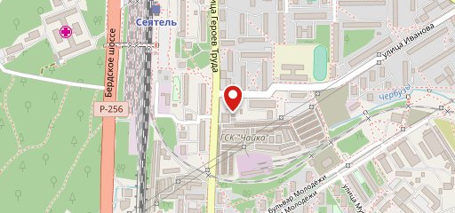 Городок на карте