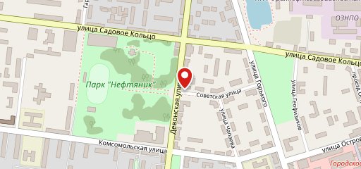 Городок на карте