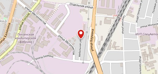 Городок на карте