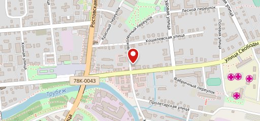 Городок на карте