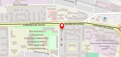 Городок на карте