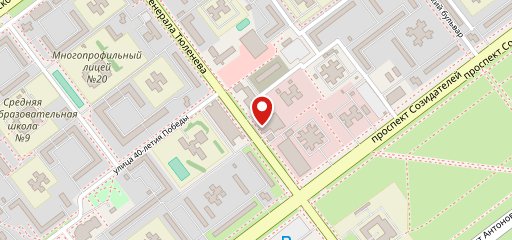 Городок на карте