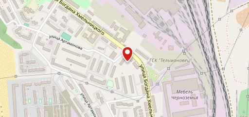 Городок на карте