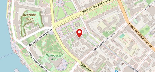 Городская столовая на карте